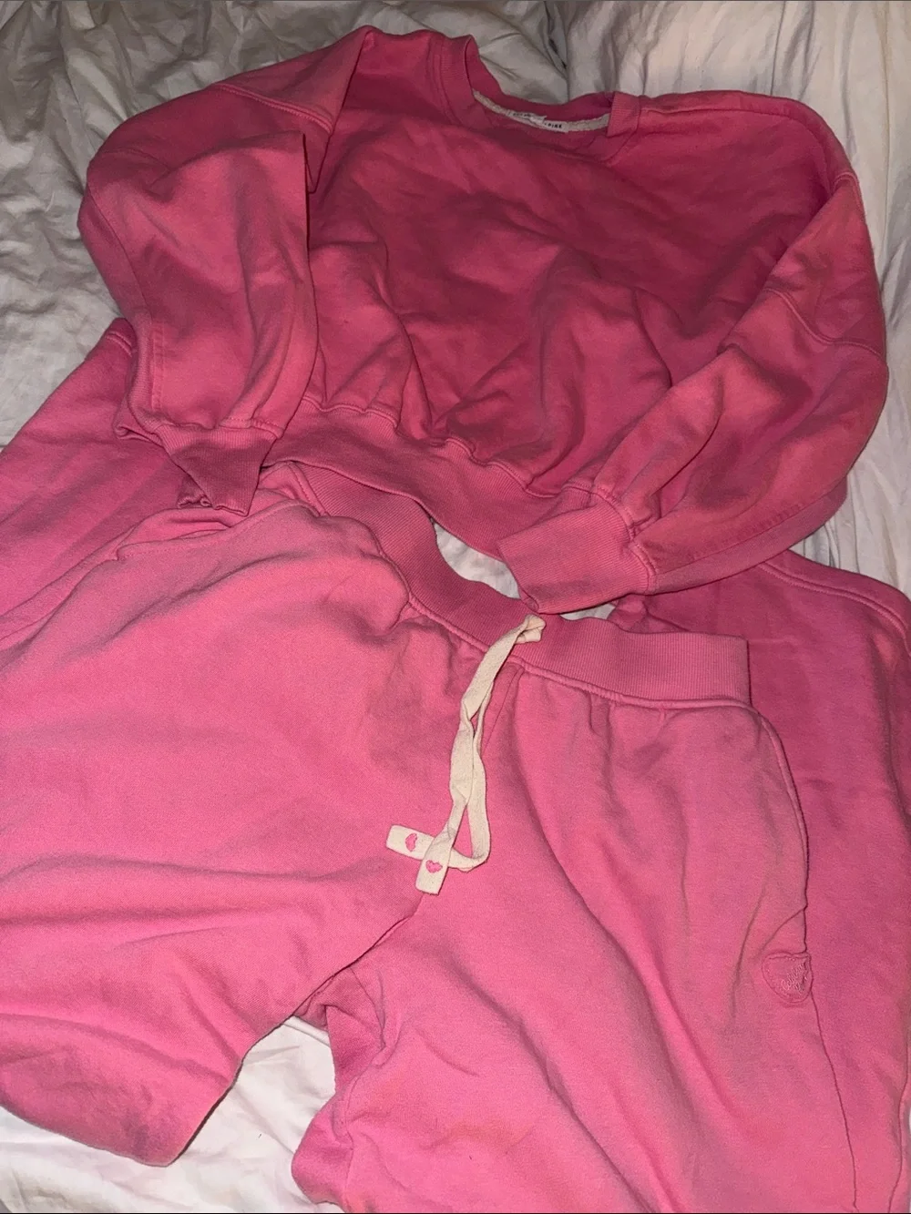 Celebrity Pink Girls Hot Pink Sweatshirt & Joggers Set